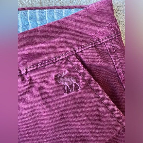 Abercrombie & Fitch Women’s Burgundy Shorts | Size 6 Perfect Stretch | Vintage - Picture 5 of 9